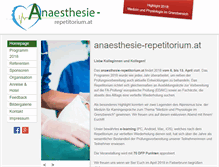 Tablet Screenshot of anaesthesie-repetitorium.at